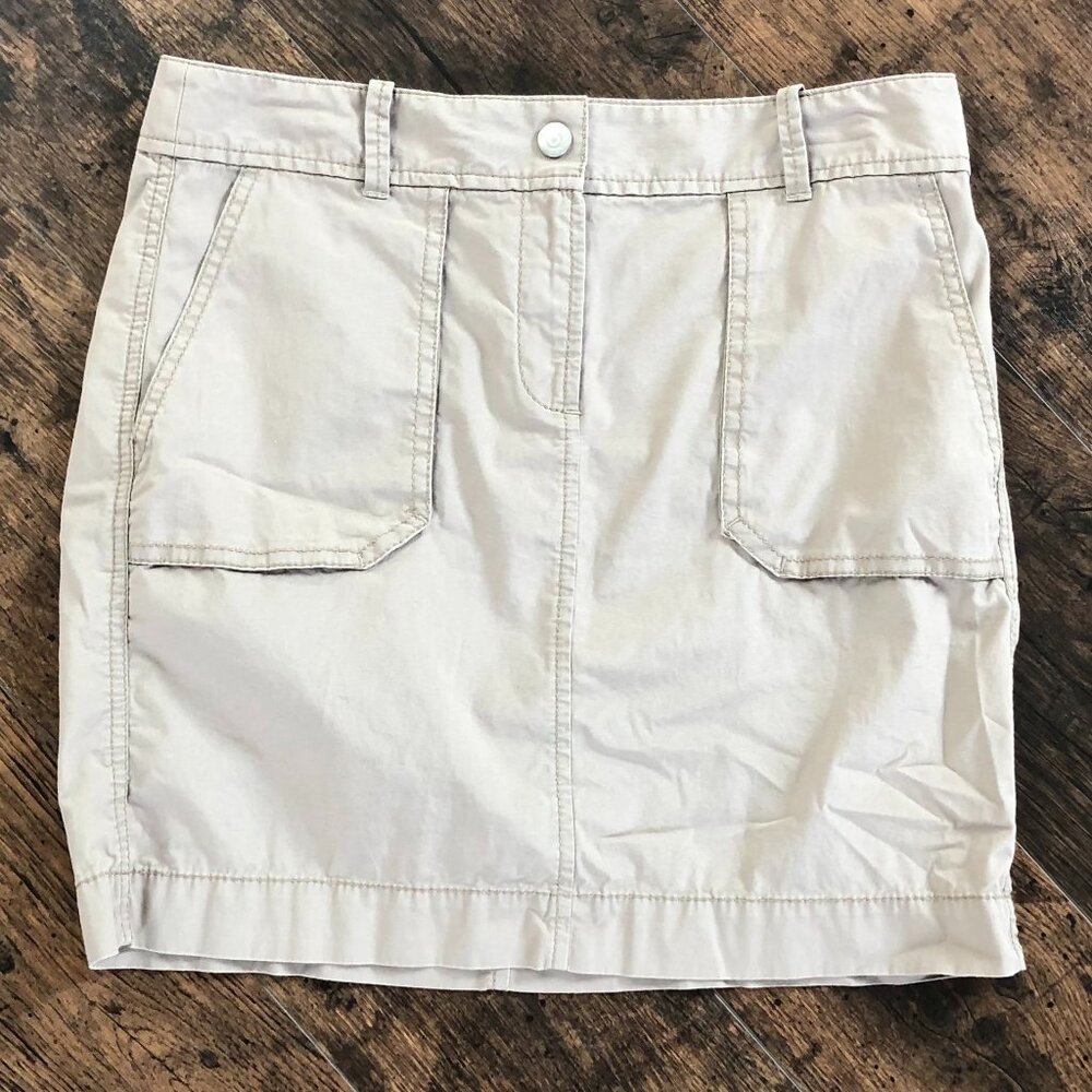 LOFT CREAM SKIRT